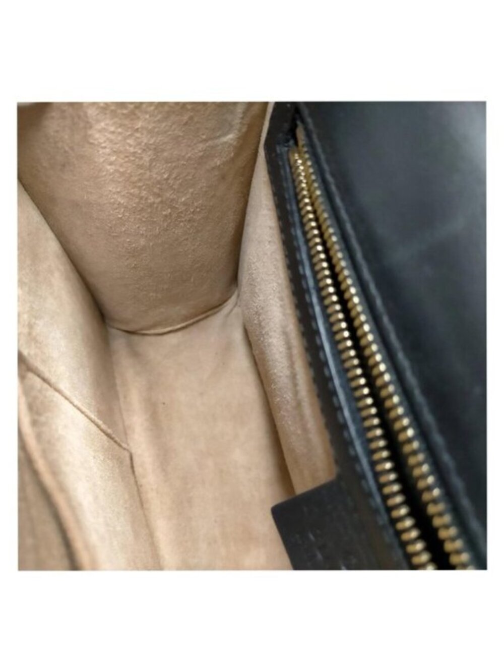 Authentic Gucci Sylvie Leather Shoulder Crossbody Bag Web Stripe Black - Picture 12 of 16